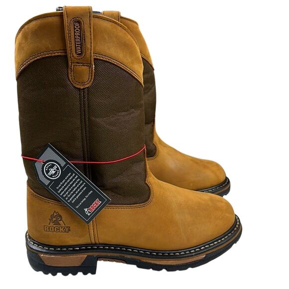 𝅺ROCKY Ride 200G Insulated Waterproof Wellington Boot Size 10.5W (wide) - Picture 4 of 10